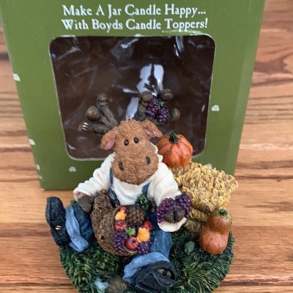 Boyds Bears Other - Boyd’s Bear moose jar candle topper